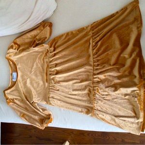 Old Navy gold dress for teenage girls